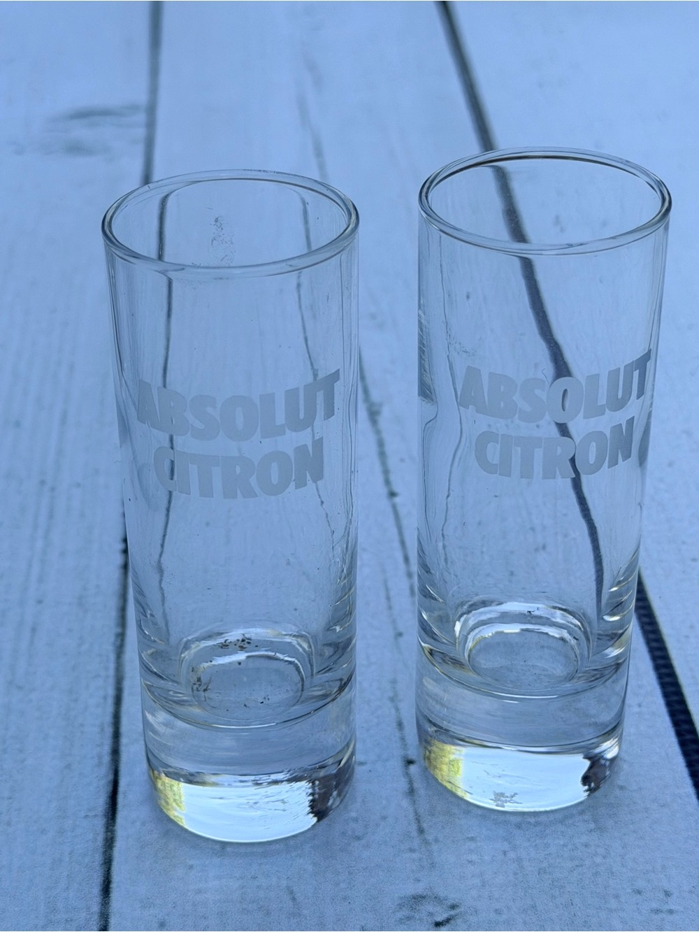 Absolut Citron Shot Glasses - Set of 2